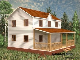 Двухэтажные каркасные дома: чертежи и схемы конструкций