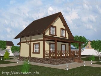Двухэтажные каркасные дома: чертежи и схемы конструкций