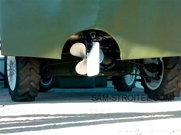 Самодельный автомобиль амфибия на базе Suzuki Samurai: транспорт для рыбака и охотника