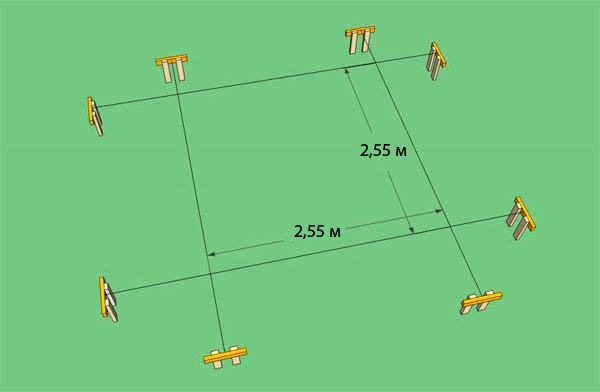 Проект беседки: чертежи, размеры, схемы
