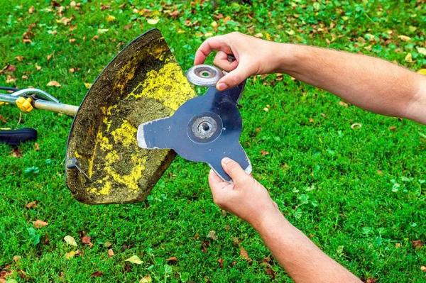 Как поставить диск на триммер: пошаговая инструкция по установке