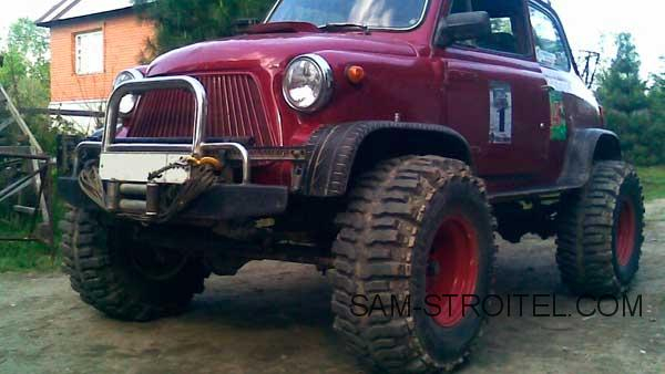 Переделал Запорожец в полноприводный внедорожник (21 фото) Переделал Запорожец в полноприводный внедорожник (21 фото)