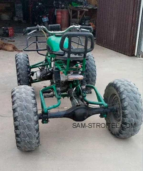 Как я сделал самодельный квадроцикл из мотоцикла Урал своими руками