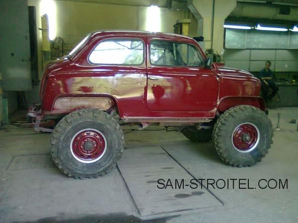 Переделал Запорожец в полноприводный внедорожник (21 фото) Переделал Запорожец в полноприводный внедорожник (21 фото)
