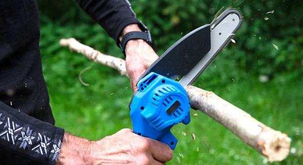 Обслуживание и правила пользования электрической цепной пилой