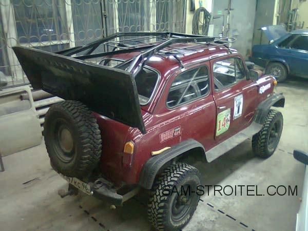 Переделал Запорожец в полноприводный внедорожник (21 фото) Переделал Запорожец в полноприводный внедорожник (21 фото)