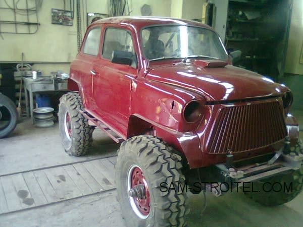 Переделал Запорожец в полноприводный внедорожник (21 фото) Переделал Запорожец в полноприводный внедорожник (21 фото)