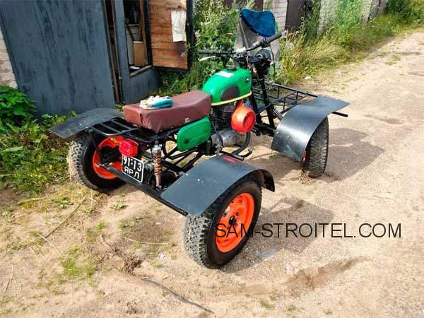 Самодельный квадроцикл на базе Восход-2М