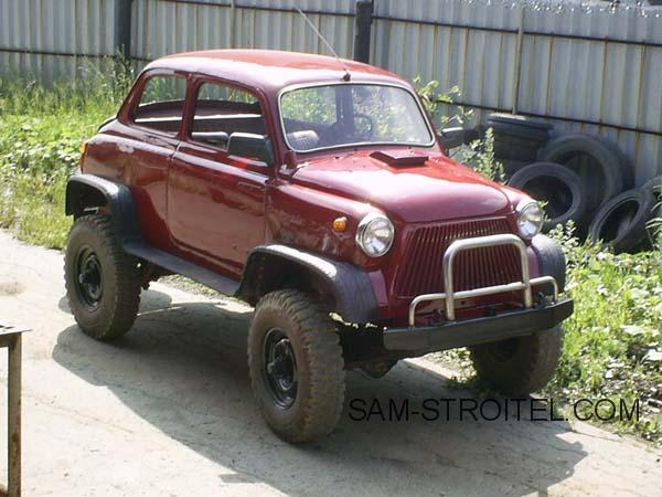 Переделал Запорожец в полноприводный внедорожник (21 фото) Переделал Запорожец в полноприводный внедорожник (21 фото)