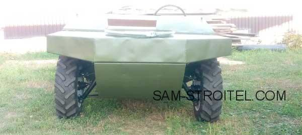 Самодельный автомобиль амфибия на базе Suzuki Samurai: транспорт для рыбака и охотника