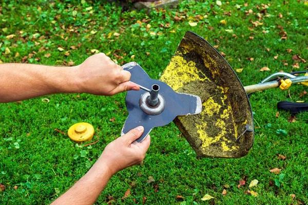 Как поставить диск на триммер: пошаговая инструкция по установке