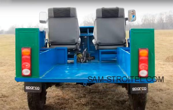 Дизельный ЛуАЗ с двигателем от мотоблока (фото + описание) Дизельный ЛуАЗ с двигателем от мотоблока (фото + описание)