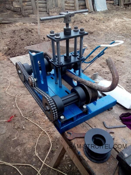 Станок трубогиб своими руками: подробные чертежи, размеры, фото изготовления