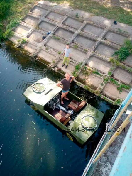 Самодельный автомобиль амфибия на базе Suzuki Samurai: транспорт для рыбака и охотника