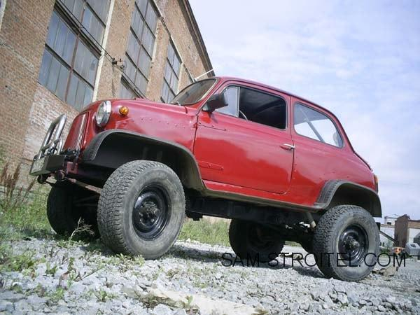 Переделал Запорожец в полноприводный внедорожник (21 фото) Переделал Запорожец в полноприводный внедорожник (21 фото)