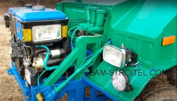 Дизельный ЛуАЗ с двигателем от мотоблока (фото + описание) Дизельный ЛуАЗ с двигателем от мотоблока (фото + описание)