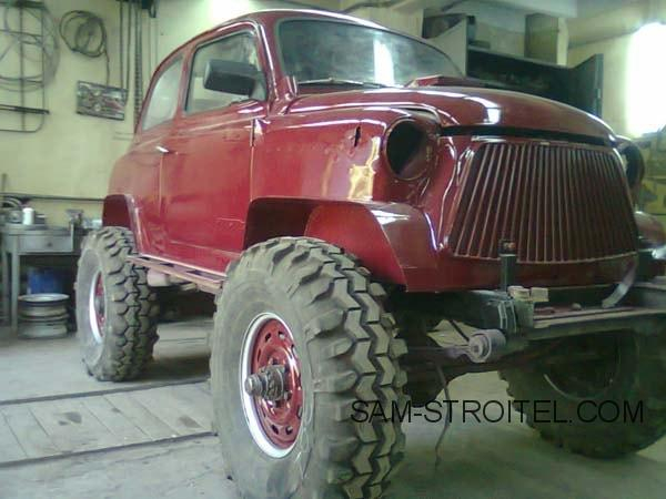 Переделал Запорожец в полноприводный внедорожник (21 фото) Переделал Запорожец в полноприводный внедорожник (21 фото)