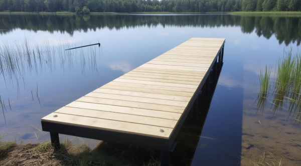 Деревянный причал для загородного участка: способы строительства