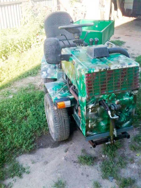 Как я сделал минитрактор своими руками из двигателя Запорожца