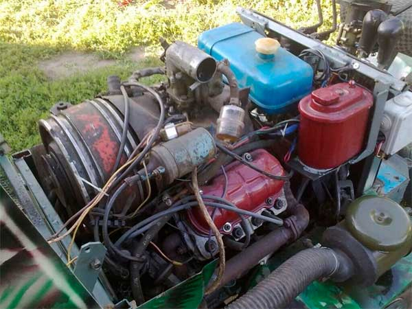 Как я сделал минитрактор своими руками из двигателя Запорожца