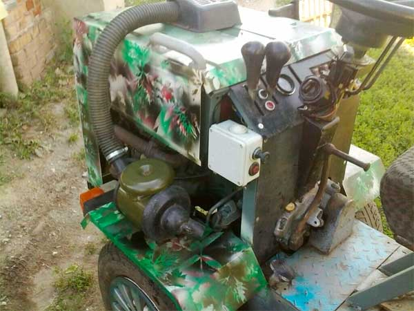 Как я сделал минитрактор своими руками из двигателя Запорожца