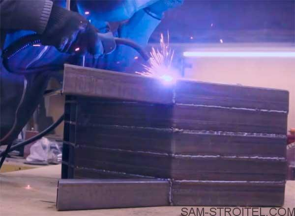 Печь из профильной трубы своими руками (22 фото)