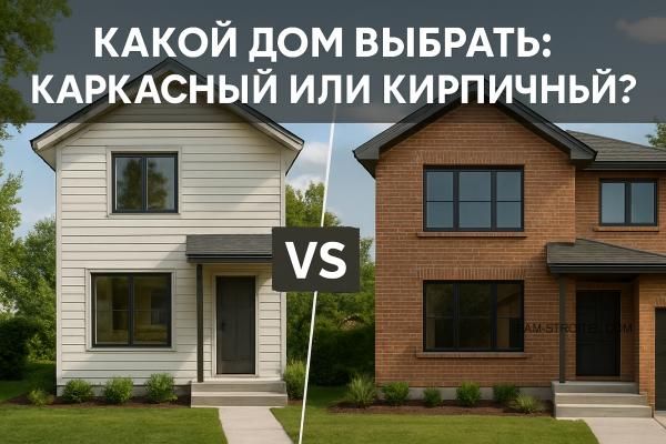 Каркасный или кирпичный дом: что выбрать?