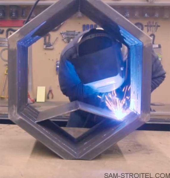 Печь из профильной трубы своими руками (22 фото)