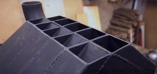 Печь из профильной трубы своими руками (22 фото)