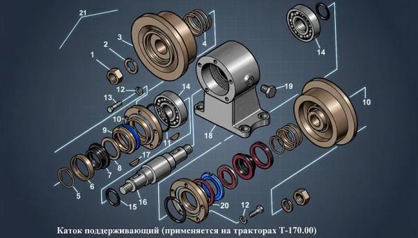 Ходовая гусеничного трактора: из чего состоит и как обслуживать