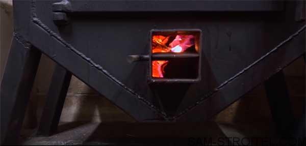 Печь из профильной трубы своими руками (22 фото)