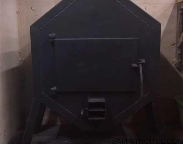 Печь из профильной трубы своими руками (22 фото)